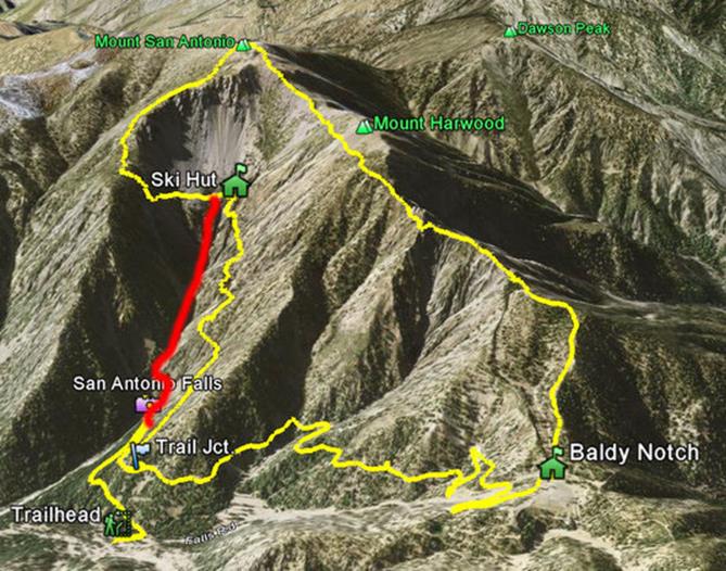 Mount Baldy trail